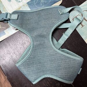 EveryYay Teal Heather Pullover Dog Harness, Medium